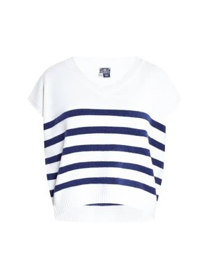 T-shirt z nadrukiem Dreimaster granatowy