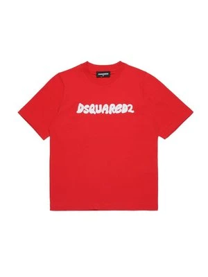T-shirt z nadrukiem Dsquared2