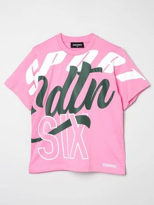 T-shirt z nadrukiem Dsquared2