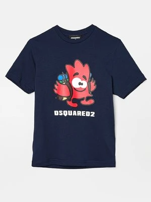 T-shirt z nadrukiem Dsquared2