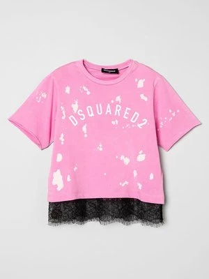 T-shirt z nadrukiem Dsquared2
