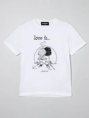 T-shirt z nadrukiem Dsquared2