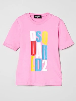 T-shirt z nadrukiem Dsquared2