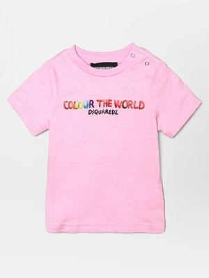 T-shirt z nadrukiem Dsquared2