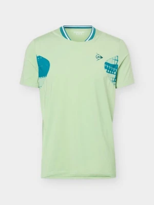 T-shirt z nadrukiem Dunlop jasnozielony