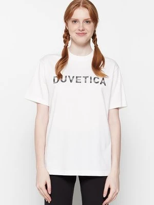 T-shirt z nadrukiem duvetica