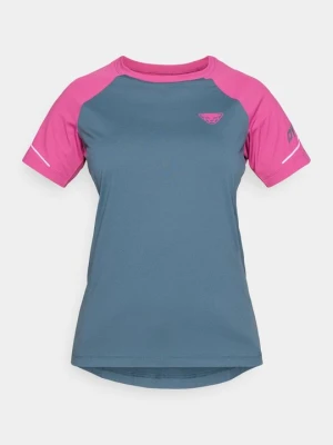 T-shirt z nadrukiem Dynafit różowy