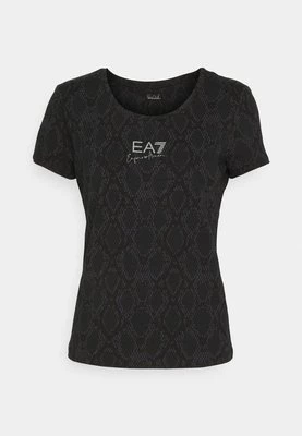 T-shirt z nadrukiem EA7 Emporio Armani