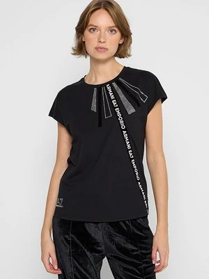 T-shirt z nadrukiem EA7 Emporio Armani