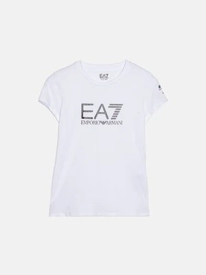 T-shirt z nadrukiem EA7 Emporio Armani