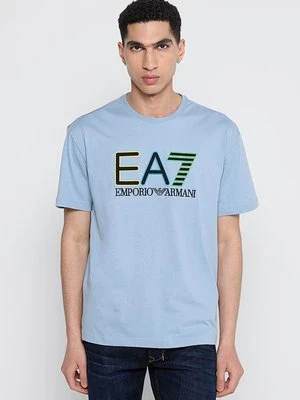 T-shirt z nadrukiem EA7 Emporio Armani