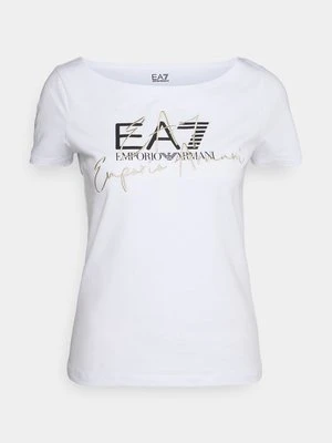 T-shirt z nadrukiem EA7 Emporio Armani