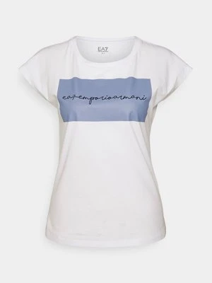 T-shirt z nadrukiem EA7 Emporio Armani