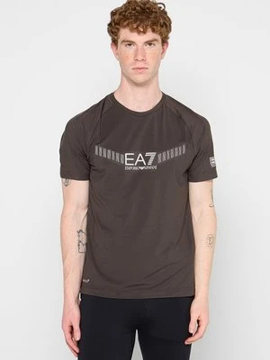 T-shirt z nadrukiem EA7 Emporio Armani