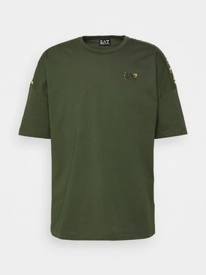T-shirt z nadrukiem EA7 Emporio Armani