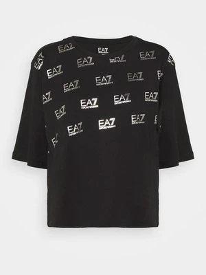 T-shirt z nadrukiem EA7 Emporio Armani