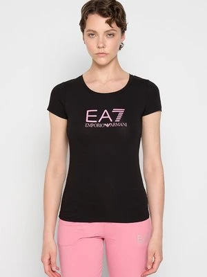 T-shirt z nadrukiem EA7 Emporio Armani