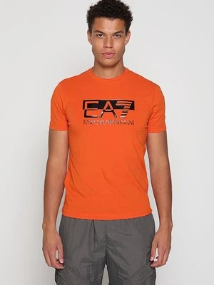T-shirt z nadrukiem EA7 Emporio Armani