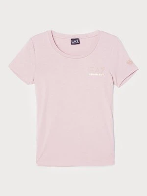 T-shirt z nadrukiem EA7 Emporio Armani