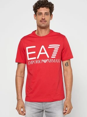 T-shirt z nadrukiem EA7 Emporio Armani