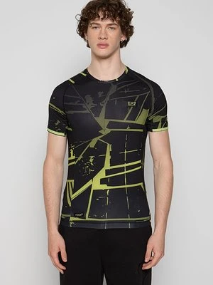 T-shirt z nadrukiem EA7 Emporio Armani