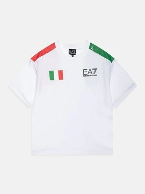 T-shirt z nadrukiem EA7 Emporio Armani