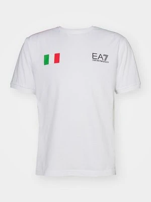 T-shirt z nadrukiem EA7 Emporio Armani