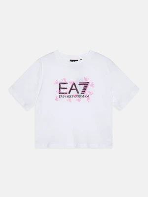 T-shirt z nadrukiem EA7 Emporio Armani