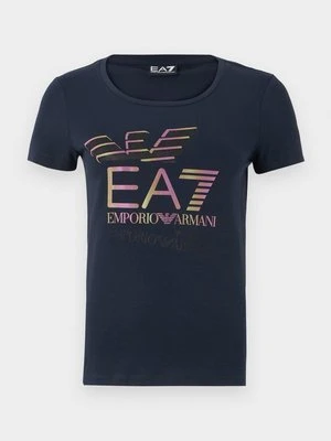 T-shirt z nadrukiem EA7 Emporio Armani