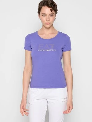 T-shirt z nadrukiem EA7 Emporio Armani