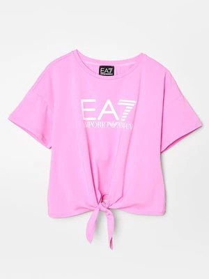 T-shirt z nadrukiem EA7 Emporio Armani