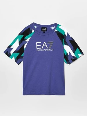 T-shirt z nadrukiem EA7 Emporio Armani