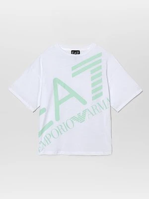 T-shirt z nadrukiem EA7 Emporio Armani