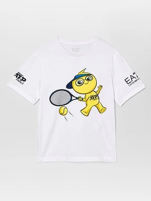 T-shirt z nadrukiem EA7 Emporio Armani