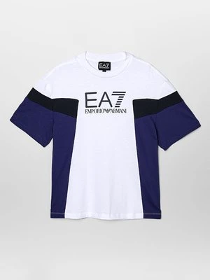 T-shirt z nadrukiem EA7 Emporio Armani