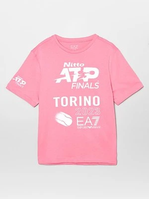T-shirt z nadrukiem EA7 Emporio Armani