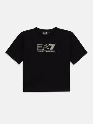 T-shirt z nadrukiem EA7 Emporio Armani