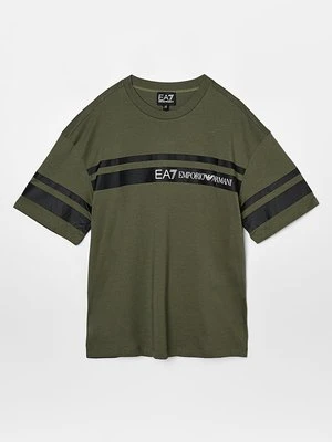 T-shirt z nadrukiem EA7 Emporio Armani