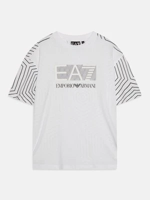 T-shirt z nadrukiem EA7 Emporio Armani