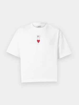 T-shirt z nadrukiem EA7 Emporio Armani