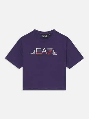 T-shirt z nadrukiem EA7 Emporio Armani