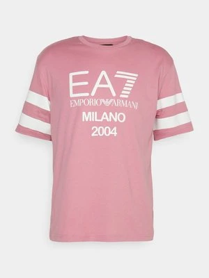 T-shirt z nadrukiem EA7 Emporio Armani