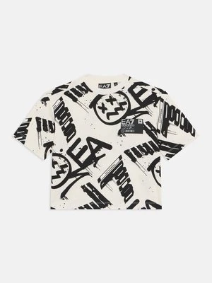 T-shirt z nadrukiem EA7 Emporio Armani