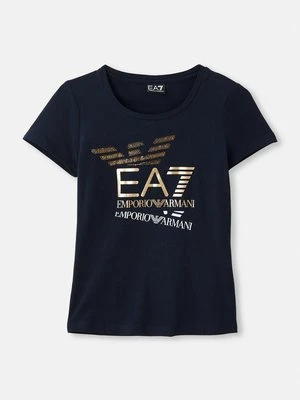 T-shirt z nadrukiem EA7 Emporio Armani