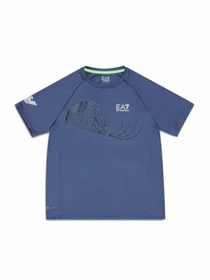 T-shirt z nadrukiem EA7 Emporio Armani