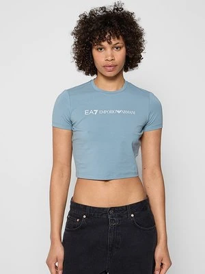 T-shirt z nadrukiem EA7 Emporio Armani