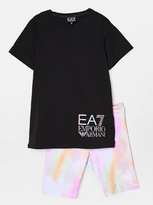 T-shirt z nadrukiem EA7 Emporio Armani