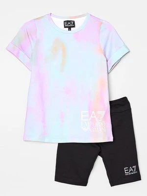 T-shirt z nadrukiem EA7 Emporio Armani