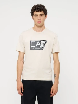 T-shirt z nadrukiem EA7 Emporio Armani