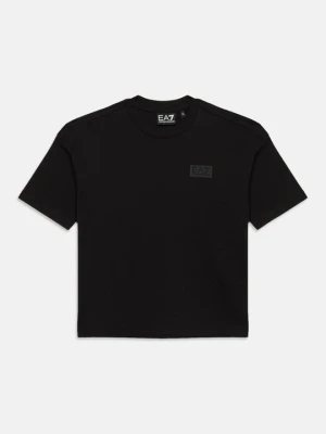 T-shirt z nadrukiem EA7 Emporio Armani czarny